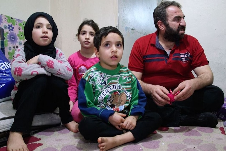 Family rescued in Syria