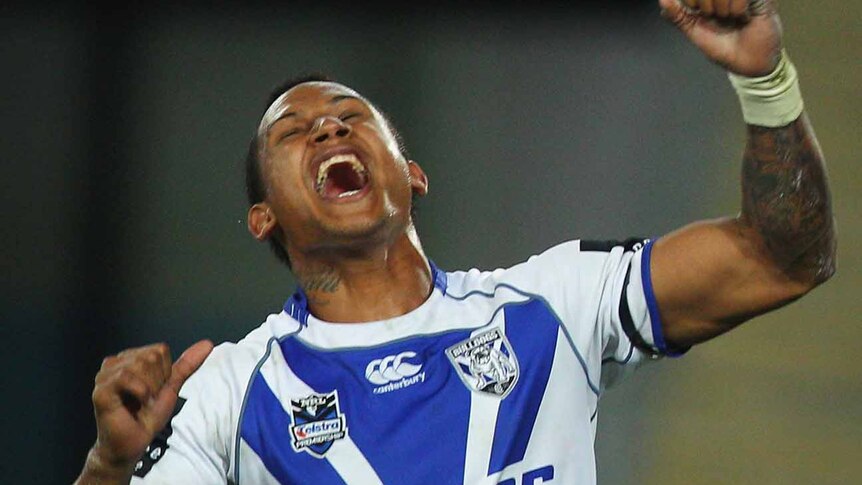 Ben Barba scored the try of the season with an incredible somersault effort to cap the Dogs' 26-point turnaround