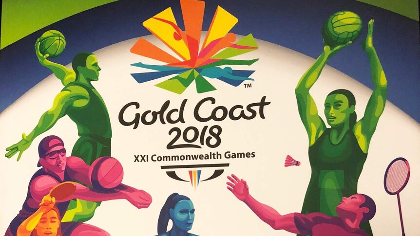 The cover of the Official Gold Coast Games opening ceremony program.