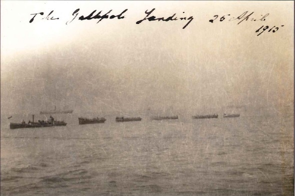 Boats approach Gallipoli