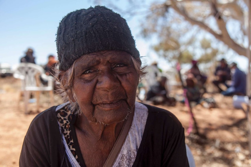 Traditional owner Sandra Armstrong at the ceremony to mark the creation of the IPA