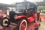 Vintage car at Cowra museum sale