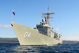 The HMAS Darwin.