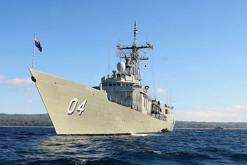 The HMAS Darwin.