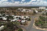 Aerial of Moura in central Queensland