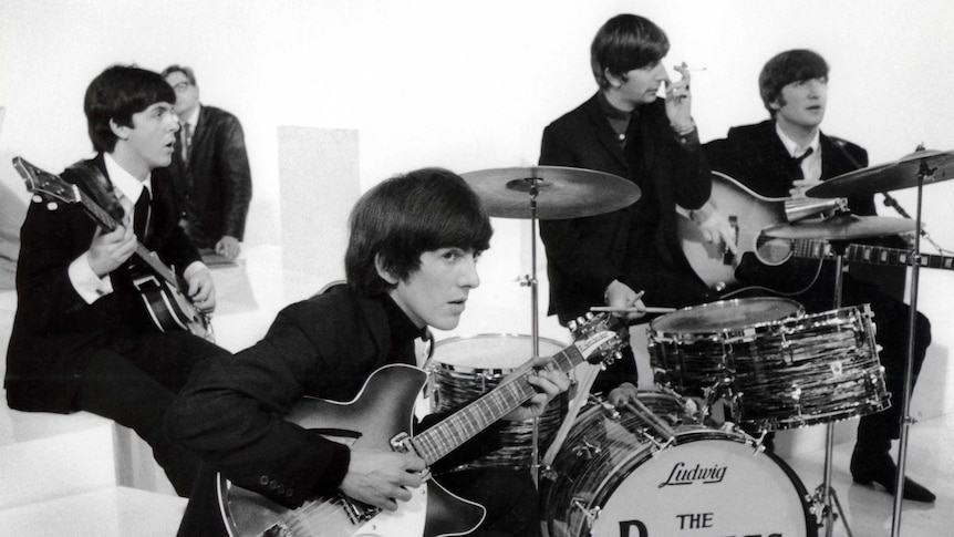 The Beatles in A Hard Day's Night