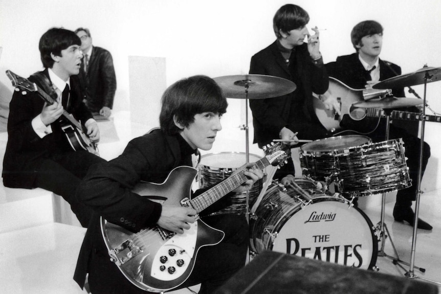 The Beatles in A Hard Day's Night
