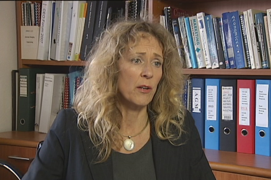 Video still: Anglicare Australia Executive Director Kasy Chambers. May 2013.