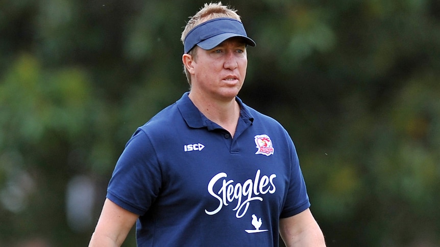 Roosters coach Trent Robinson