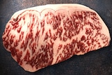 Close up picture of Wagyu steak