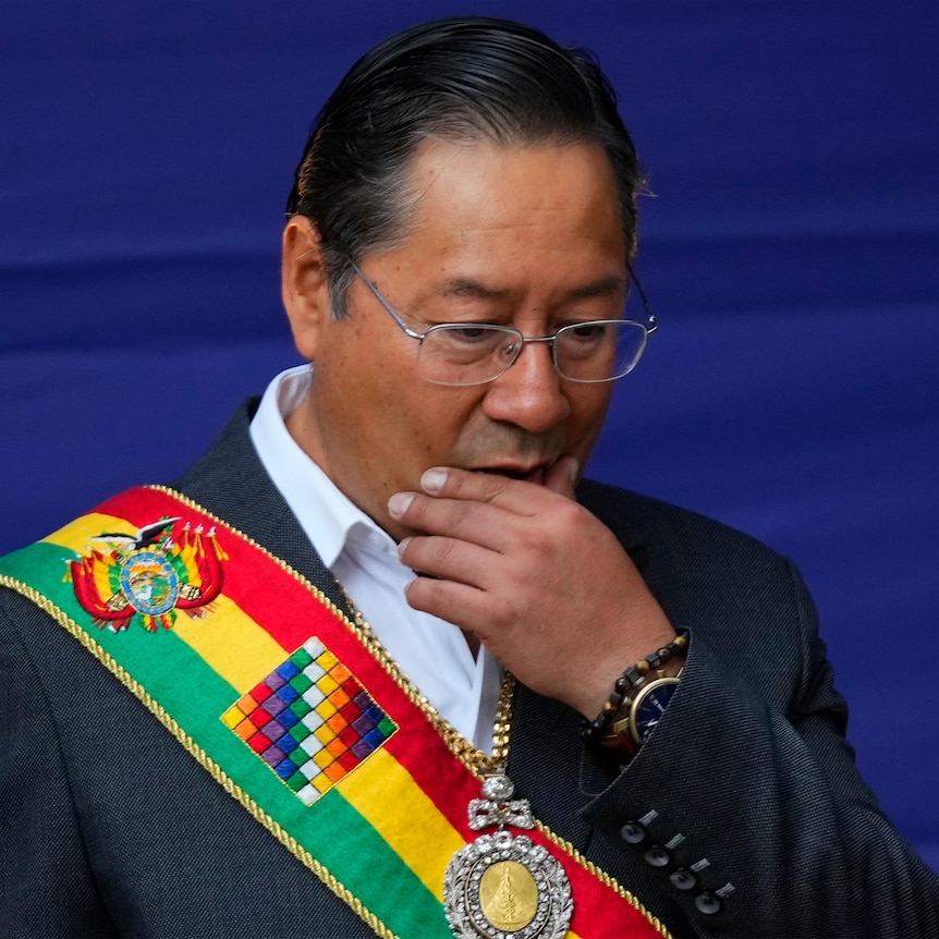 Bolivian President Luis Arce 