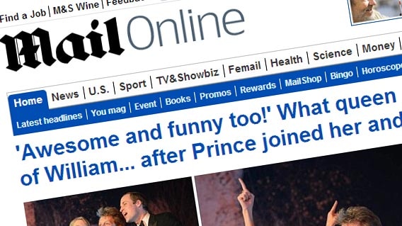 Daily Mail website MailOnline