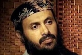 A photo of Qasim al-Raymi taken from an Al-Qaeda video.
