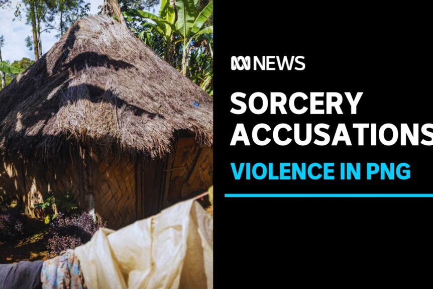 Sorcery Accusations, Violence in PNG: A bark hut in a tropical location.