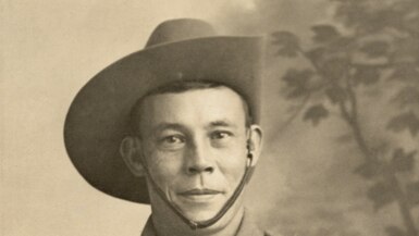 Private Billy Sing, pictured in his youth, was buried in an unmarked grave for more than 50 years.