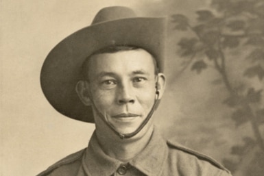Private Billy Sing, pictured in his youth, was buried in an unmarked grave for more than 50 years.