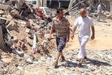 Gaza City wreckage