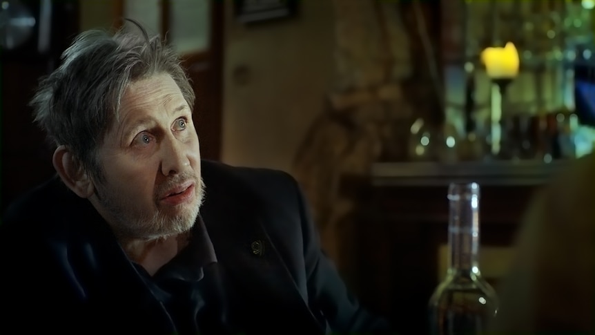 A still from a Crock Of Gold shows a bearded Shane MacGowan in 2019
