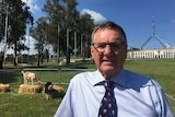 Peter Holding at Parliament House, Canberra