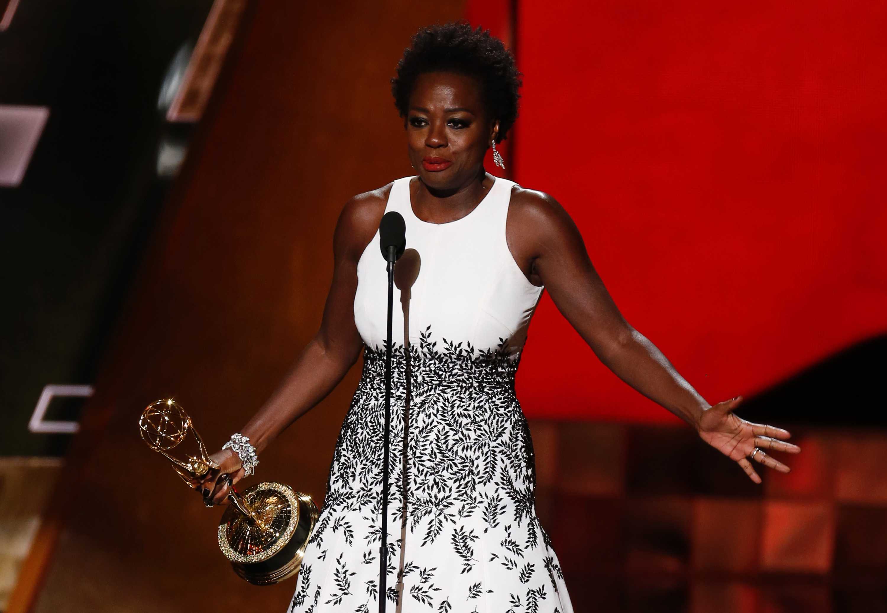 Emmys: Actress Viola Davis Makes History Among Award's Most Diverse ...