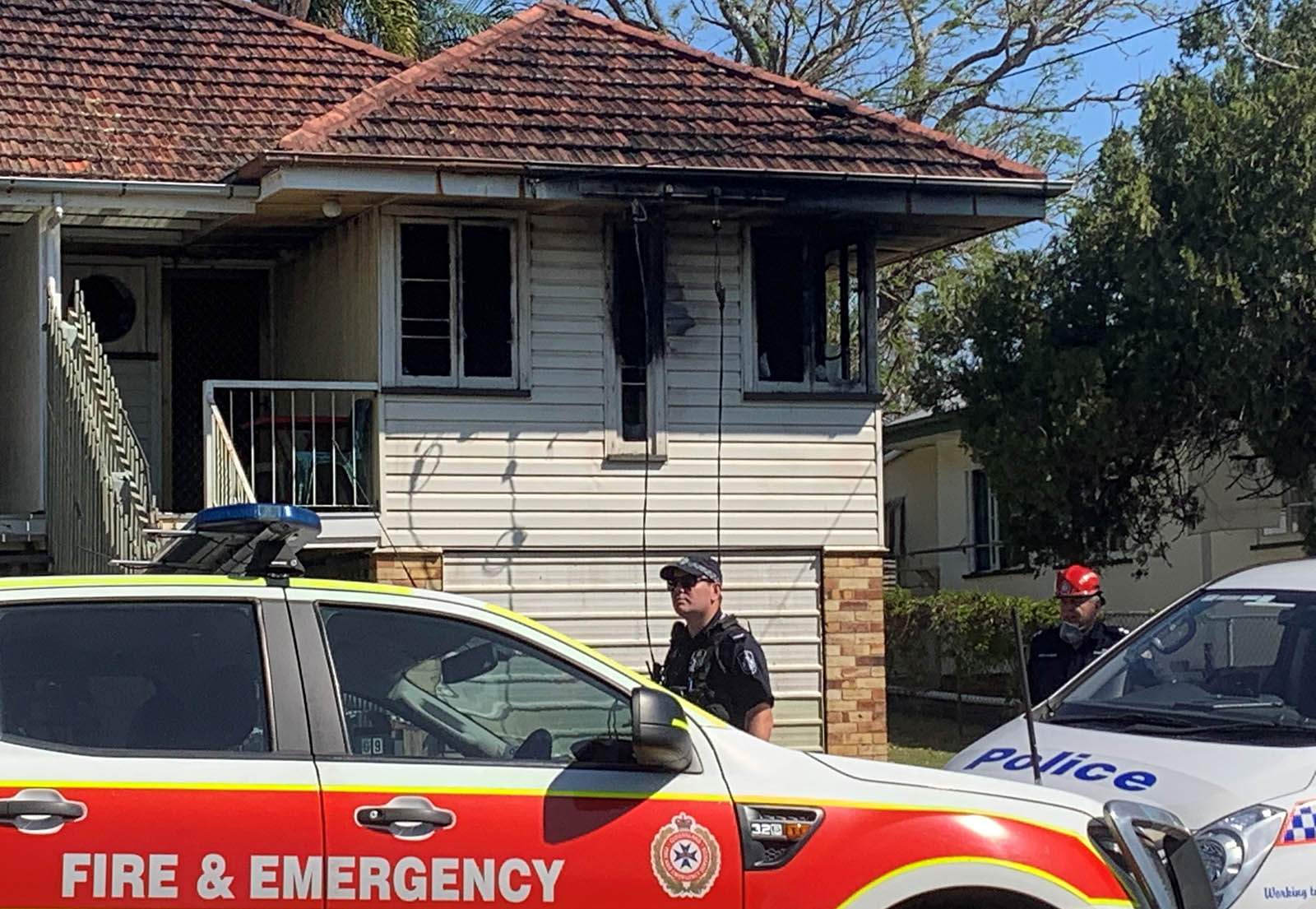 Man dies after being found unconscious in house gutted by fire on ...