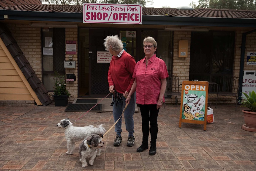 Mary Noonan, owner of the Pink Lake Caravan Park near Esperance, WA.