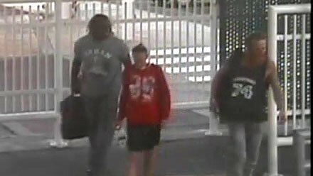 Police want to speak to these two men about an assault at Morley bus station.