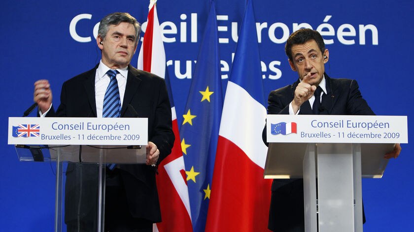 Brown, Sarkozy announce climate aid