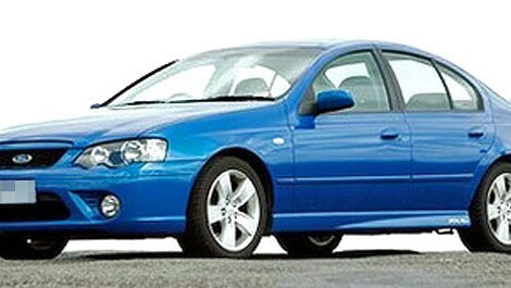 WA police supplied photo of a 2005 blue falcon they think was used in the Warnbro assault 2 August 2012