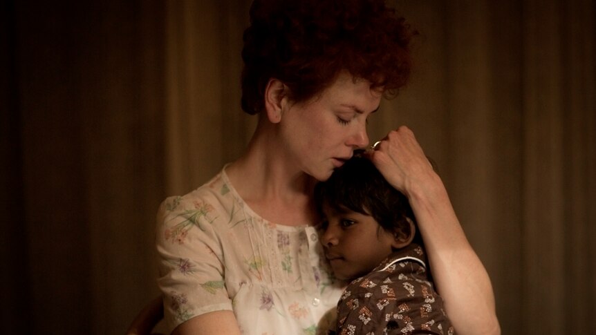 Nicole Kidman and Sunny Pawar appear in a scene from Lion.