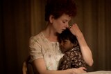Nicole Kidman and Sunny Pawar appear in a scene from Lion.