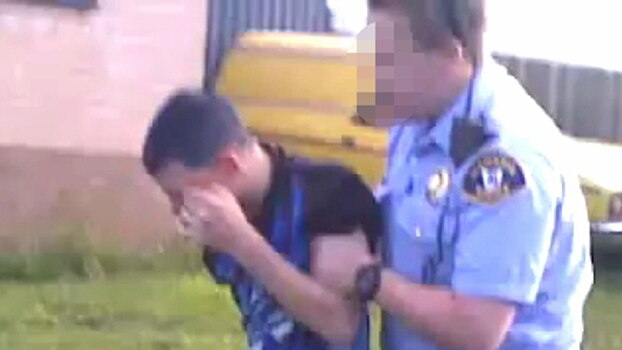 Constable Luke Negri has pleaded not guilty to assault over the incident on Australia Day.