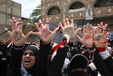 Syrian women rally in Taiz