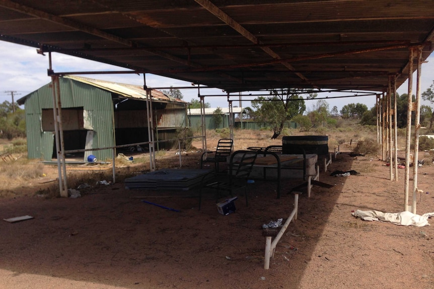 Rubbish strewn across the community of Davenport