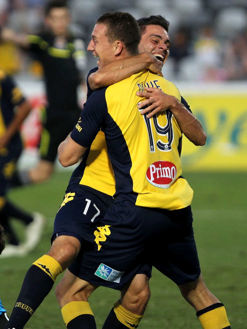 Central Coast Mariners striker Mitchell Duke