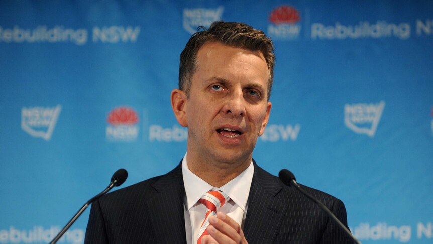 NSW Treasurer Andrew Constance