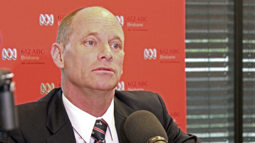 Queensland Premier Campbell Newman speak to ABC Local Radio in Brisbane on November 13, 2013