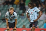 Waratahs' Lachlan Turner and Lote Tuqiri despondent