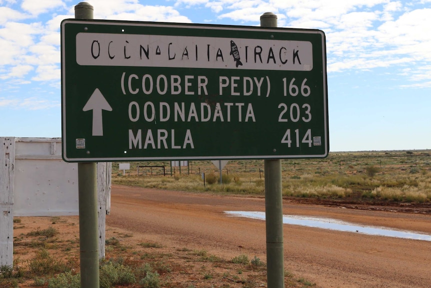 The Oodnadatta Track near William Creek