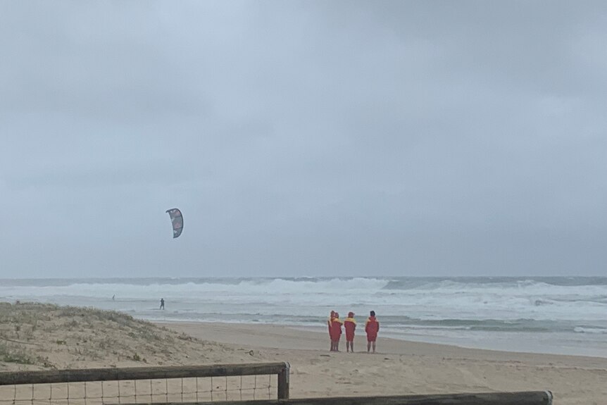 Lifeguards have closed all beaches on the Gold Coast.