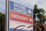 Broome Hospital signage outside. 