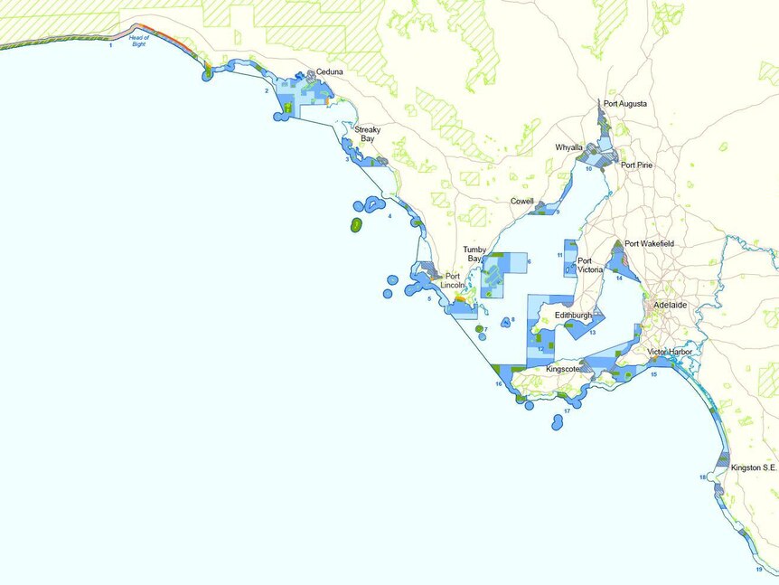 Proposed marine parks and sanctuary boundaries, July 2012