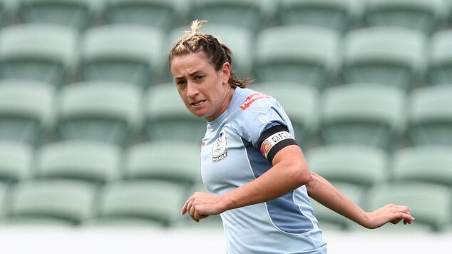 Table-top clash: Heather Garriock scored two against Adelaide to set Sydney up with a minor premiership chance.