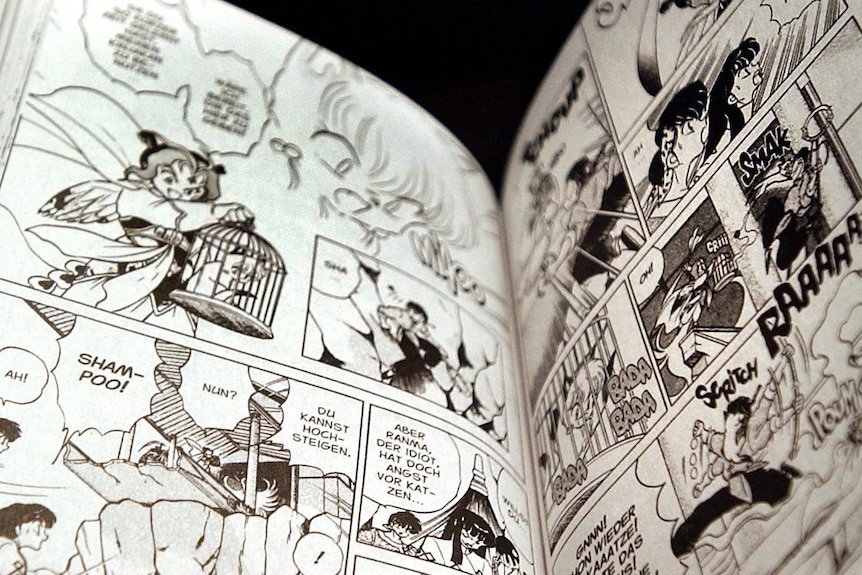 A photo of a Manga magazine.