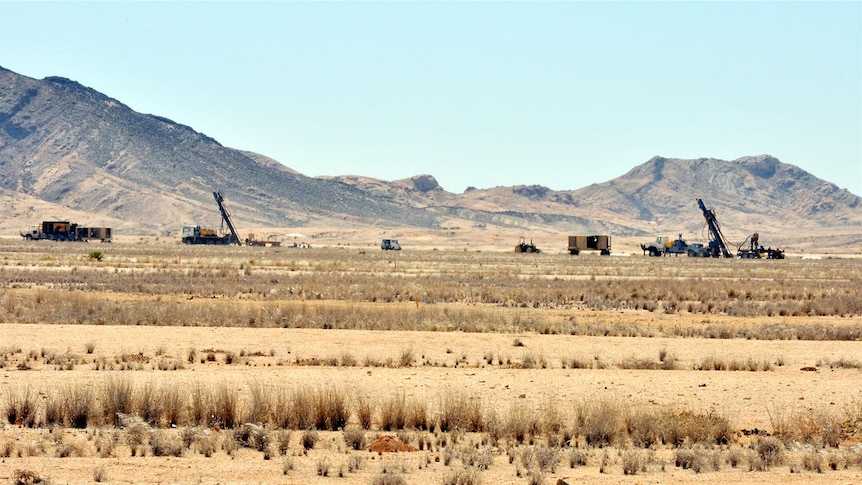 Exploring for uranium in Namibia
