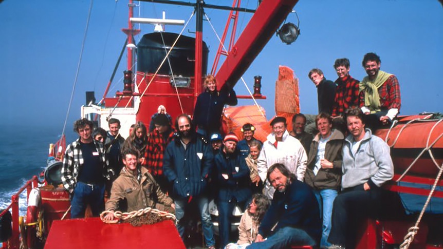 Crew on board the Southern Quest.