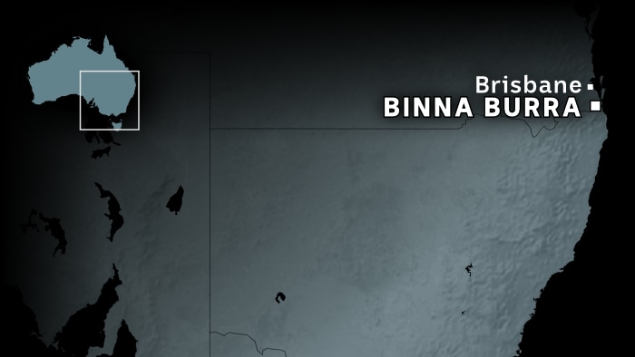 Map showing the location of  Binna Burra