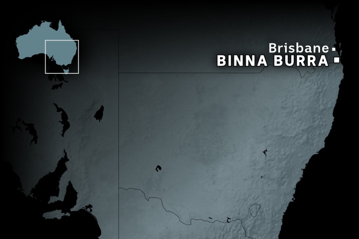 Map showing the location of  Binna Burra