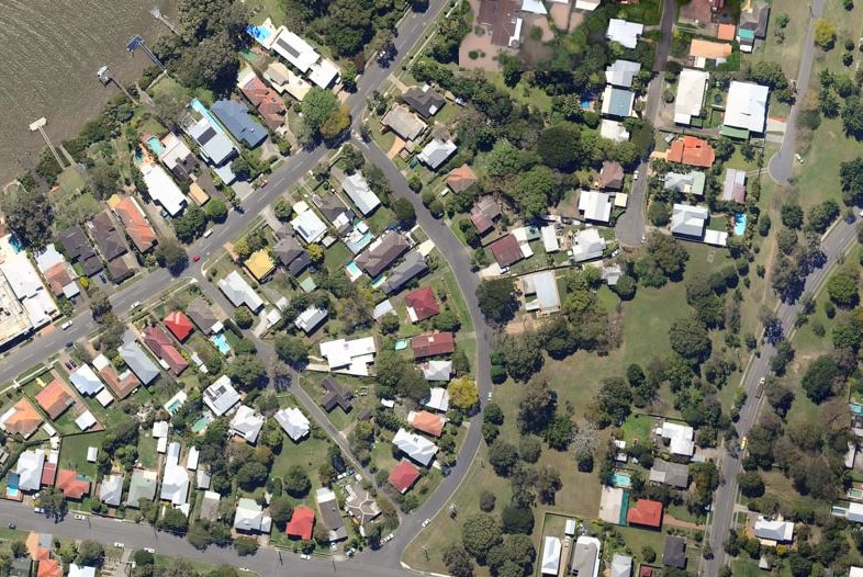 Fairfield dry: The suburb as it normally looks.