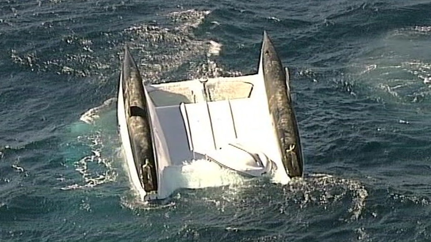 catamaran lost at sea